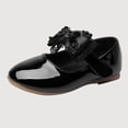 thumbnail image 1 of Gyujnb Mary Jane Shoes, Lace Bow Pearl Flat Hook and Loop, for Party Wedding Casual (Girls),3-3.5 Years, 1 of 3
