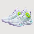 thumbnail image 1 of Gyujnb Mid Top Breathable Knit Basketball Sneakers with Colorful Accents for Court Play (Girls),43, 1 of 3