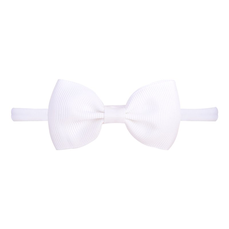 Gyujnb Ribbed Bow Baby Headband Soft Stretch No Non Marking Hair Accessory for Toddler Girls