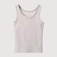 thumbnail image 1 of Gyujnb Ribbed Knit Sleeveless Tank Top, Lightweight Breathable Layering Vest for Summer Daily Wear (Big Girls),3-4 Years, 1 of 6