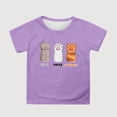 thumbnail image 1 of Gyujnb Rock Paper Scissors Cat Print Short Sleeve T Shirt Round Neck Loose Fit Casual Tee everyday wear (Little Girls, Big Girls),12-13 Years, 1 of 3