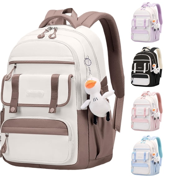 Gyujnb School Backpack, Backpack School Bag Large Capacity Lightweight Durable Bookbag for Elementary Middle High School Students, Backpack for School