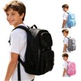 thumbnail image 1 of Gyujnb School Backpack, Breathable Mesh Gym Backpack for and Adults Lightweight Daily College School Daily Use Rucksack with Well Ventilated and Padded Straps, Backpack for School, 1 of 6
