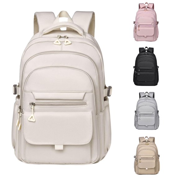 Gyujnb School Backpack, Durable Backpack for School College Students Lightweight Travel Daypack Casual Laptop Book Bag with Comfortable Straps, Backpack for School