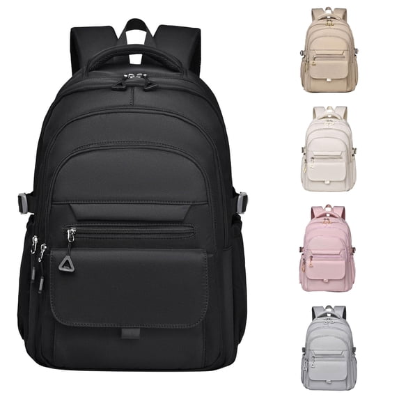 Gyujnb School Backpack, Durable Backpack for School College Students Lightweight Travel Daypack Casual Laptop Book Bag with Comfortable Straps, Backpack for School