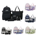 thumbnail image 1 of Gyujnb School Backpack, Durable Nylon Backpack for Students Large Capacity School Bookbag with 5 Piece Set Lightweight Water Travel Daypack, Backpack for School, 1 of 4