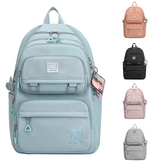 Gyujnb School Backpack, Large Capacity Lightweight Backpack with Spine and Stress for Daily Commute Travel Hiking Outdoor Activities, Backpack for School