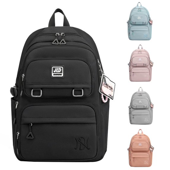 Gyujnb School Backpack, Large Capacity Lightweight Backpack with Spine and Stress for Daily Commute Travel Hiking Outdoor Activities, Backpack for School
