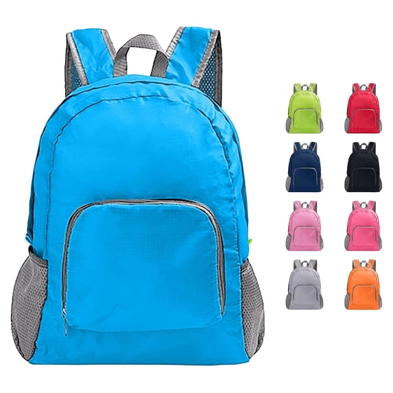 Gyujnb School Backpack, Lightweight Hiking Backpack Compact Travel Daypack for Outdoor Activities and Everyday Use with Zipper and Side Pockets, Backpack for School