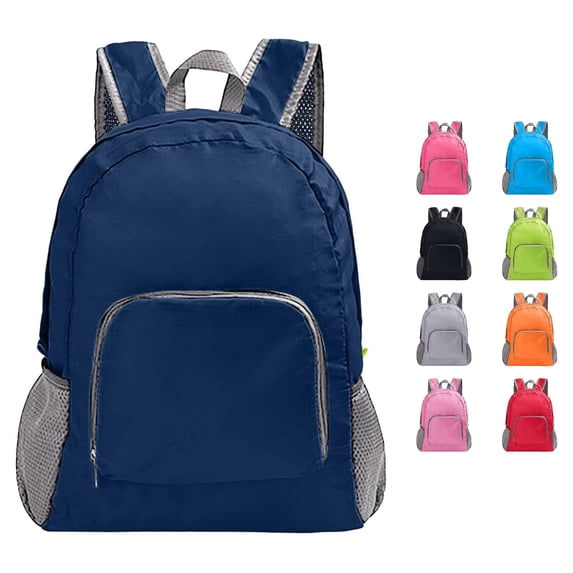 Gyujnb School Backpack, Lightweight Hiking Backpack Compact Travel Daypack for Outdoor Activities and Everyday Use with Zipper and Side Pockets, Backpack for School