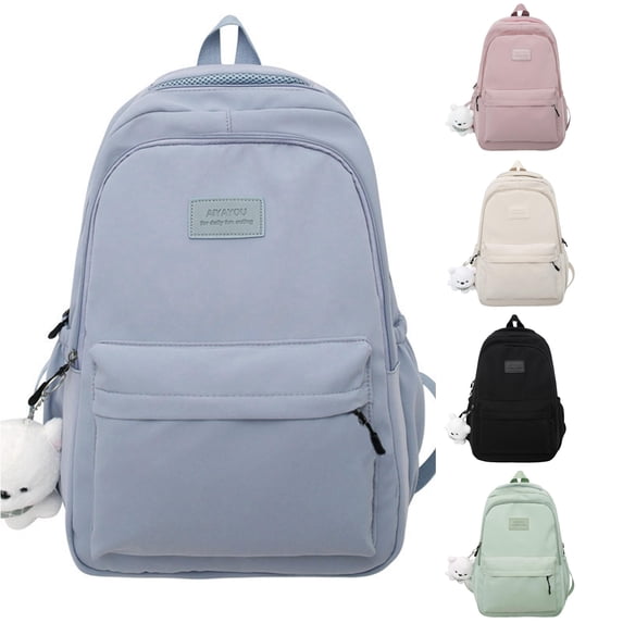 Gyujnb School Backpack, Minimalist Laptop Backpack Stylish Casual School College Travel Rucksack with Multiple Pockets Lightweight Durable Daypack for Students Teens, Backpack for School