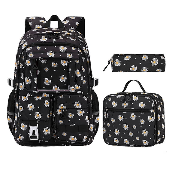 Gyujnb School Backpack, Students Backpack for School Large Capacity Lightweight Backpack for Daily Use Commute, Backpack for School , Backpack with Lunch Box