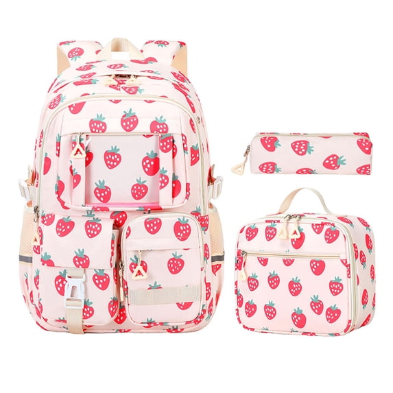 Gyujnb School Backpack, Students Backpack for School Large Capacity Lightweight Backpack for Daily Use Commute, Backpack for School , Backpack with Lunch Box