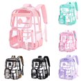 thumbnail image 1 of Gyujnb School Backpack, Transparent Large Capacity Backpack for Elementary and Middle School Clear Backpack, Backpack for School, 1 of 6