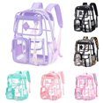 thumbnail image 1 of Gyujnb School Backpack, Transparent Large Capacity Backpack for Elementary and Middle School Clear Backpack, Backpack for School, 1 of 6