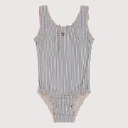 Gyujnb Sleeveless Swimsuit with Stripd and Cherry Print Cute Swimwear Baby, Little Girls,2-3 Years