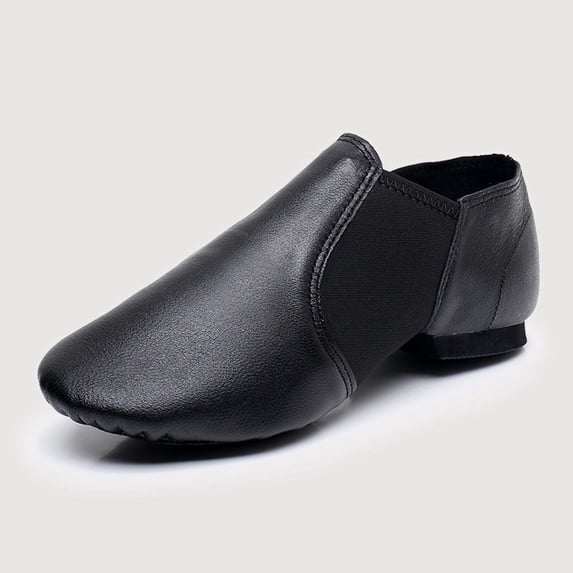 Gyujnb Soft Sole Leather Jazz Dance Shoes for Practice and Performance (Girls),5-6 Years