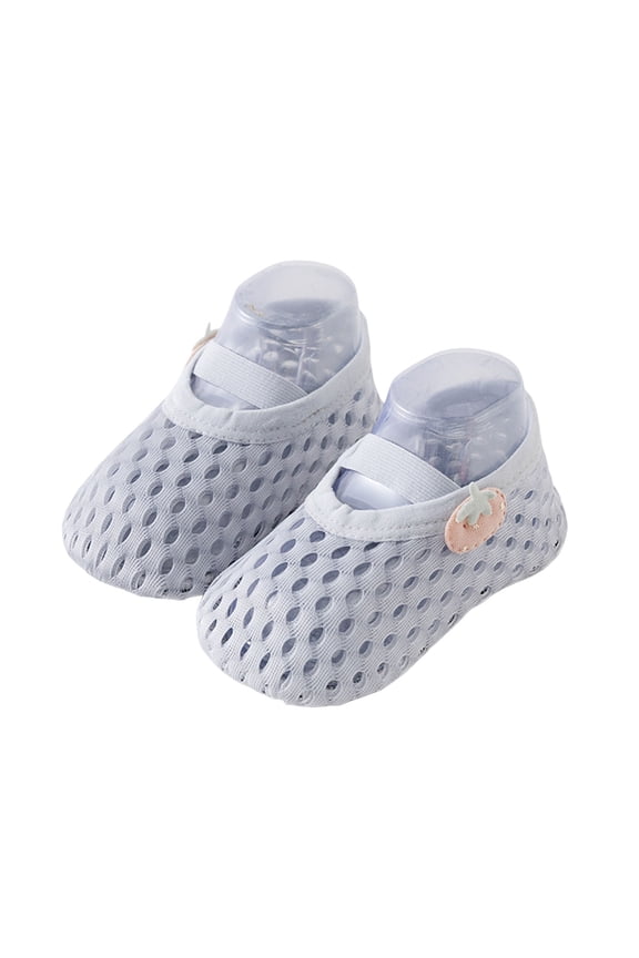 Gyujnb Strawberry Baby Sock Shoes Breathable Mesh Soft Sole for Toddlers First Walking Outdoor All Season