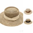 thumbnail image 1 of Gyujnb Sun Hat with Flat for – European Sun Hat for Travel and Outdoor Sun Breathable Hollow Design, 1 of 3