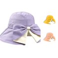 thumbnail image 1 of Gyujnb Sun Hat with Large Brim and Bow Knot for Summer Sun Lightweight Beach Hat for Sunshade and Outdoor Travel, 1 of 7