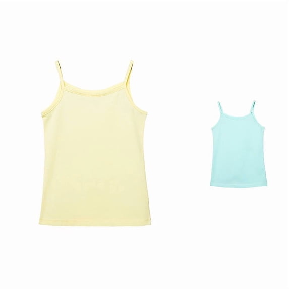 Gyujnb Tank Tops Stretchy Camisole Undershirt Basic Tees (Tollder,Big Girls),2-3 Years
