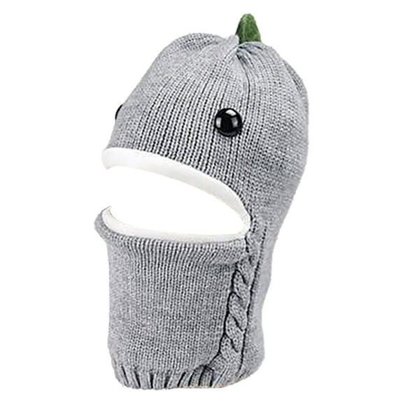 Gyujnb Toddler Winter Hat Baby Warm Hat Fleece Lined Girls Boys Kids Cartoon Winter Hat Scarf Earflap Hood Caps