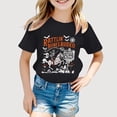 thumbnail image 1 of Gyujnb Western Rodeo Letter Print Short Sleeve Crew Neck T Shirt Casual Kids Tee (Little Girls, Big Girls),12-13 Years, 1 of 3