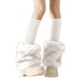 thumbnail image 1 of Gyujnb Winter Leg Warmers Knitted Retro Bohemian Style Boot Cuffs Ankle Socks for Ladies Cozy Sleeves Fashionable Layering, 1 of 3
