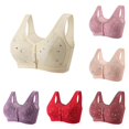 thumbnail image 1 of Gyujnb Women's Comfortable and Elegent Large Size Front Buckle Wrap Up Tank Top Style Thin Bra, 1 of 3