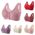 thumbnail image 1 of Gyujnb Women's Comfortable and Elegent Large Size Front Buckle Wrap Up Tank Top Style Thin Bra, 1 of 3