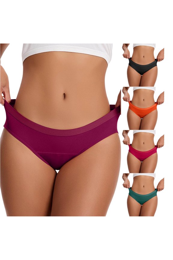 Gyujnb Women's Low Rise Period Brief, High Absorbency Layered Liner Light Absorption Design for All Day Wear,XXL