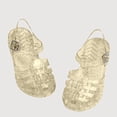 thumbnail image 1 of Gyujnb Woven Jelly Sandals for Girls, Adjustable Buckle Strap, Flat, Closed Toe Summer Casual Shoes (Toddler, Little Girls, Big Girls),2.5-3 Years, 1 of 6
