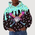 thumbnail image 1 of Gyujnb Youth Hoodie Sports Ball Print Cool Warm Versatile Pullover for Daily Sports Outings (Baby, Big Boys),13-14 Years, 1 of 3