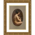 thumbnail image 1 of Gyula Benczúr 11x14 Gold Ornate Wood Frame and Double Matted Museum Art Print Titled - Boys' Act (1854-1855), 1 of 4