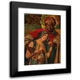 thumbnail image 1 of Gyula Tornai 18x24 Black Modern Framed Museum Art Print Titled - Oriental Couple, 1 of 5