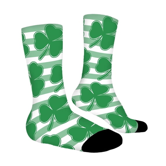 Gzbliryd Boys Girls st patricks day Socks Socks 100% Cotton Crewneck Socks Summer Socks St. Patrick's Day Knit Stockings Crew Socks for 7-13 Years (Style 29)