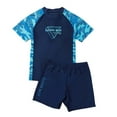 thumbnail image 1 of Gzbliryd Boys Rash Guard Swimsuit 2-Piece Bathing Suit New Breathable Quick Drying Swimsuit Two Piece Rash Guard and Swim Trunks Outfit Set for Boys Girls Bathing Suits (Green,15-16 Years), 1 of 6