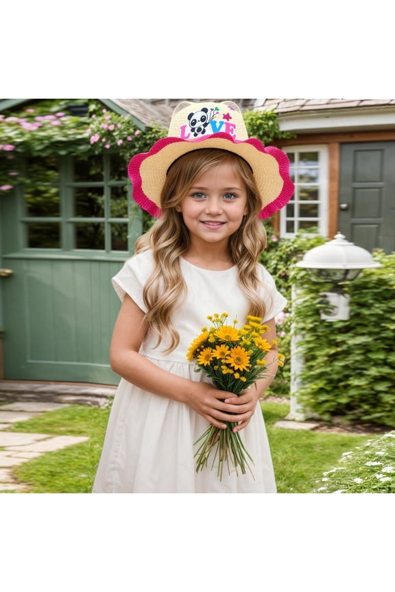 Cute Summer Beach Sun Hat Summer Upf 50+ Sprints Running Hat for Boys for Swim Beach (Hot Pink,2-8years)