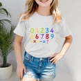 thumbnail image 1 of Gzbliryd Easter Bunny T Shirt Cute Rabbit Graphic Tees Cute Easter Casual Short Sleeve Gift Tops for Boy Soft and Breathable Summer Dailywear Clothing (White,6-7 Years), 1 of 3