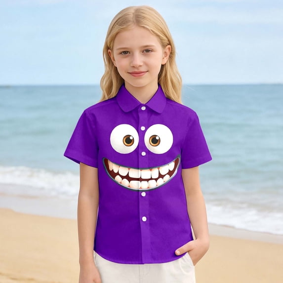 Gzbliryd Easter Crewneck T-Shirt Cute Rabbit Graphic Tees Graphic Easter T Shirts for Boys Girls Tshirts Shirts for Girls Graphic (Dark Purple,6-7 Years)