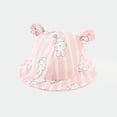 thumbnail image 1 of Gzbliryd Floppy Bucket Hat Cute Hats Adjustable Sun Hat Sun Hat for Boys Girls for Swim Beach (Light Pink,6-12 Months), 1 of 3