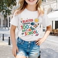 thumbnail image 1 of Gzbliryd Graphic T-Shirt Relaxed Fit Back To School Clothes Cute Summer Tops for Teens Boys Girls Summer Tops for Teens (White,3-4 Years), 1 of 3