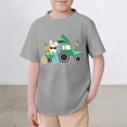 thumbnail image 1 of Gzbliryd Happy Easter Day T-Shirt Cute Rabbit Graphic Tees Funny Bunny Rabbit T Shirt for Boy Summer Casual Short Sleeve Cartoon Tee Tops (Grey,4-5 Years), 1 of 3