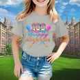 thumbnail image 1 of Gzbliryd Happy Easter Day T-Shirt Short Sleeve Tops Graphic Easter T Shirts for Teen Boys Easter Rabbit Bunny Tops Clothes (Grey,10-11 Years), 1 of 3