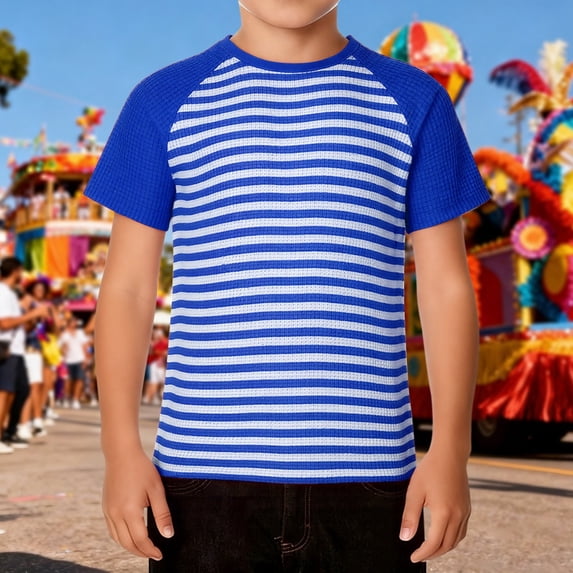 Gzbliryd Happy Easter Shirt Bunny Easter T-Shirt Rabbit Graphic Tees Funny Bunny Rabbit T Shirt for Teen Boys Casual Short Sleeve Tee Tops (Blue,6)