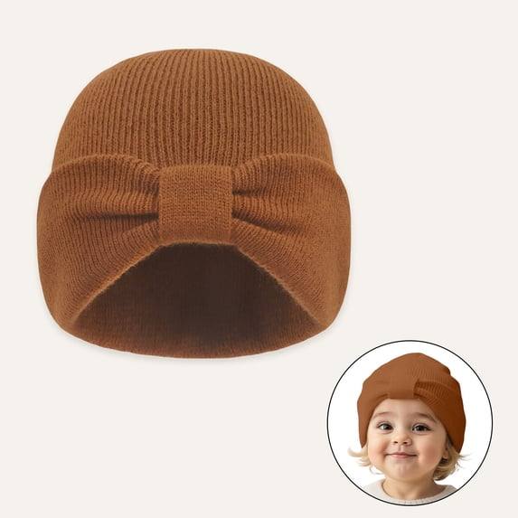 Gzbliryd Summer Outdoor Cap Summer Upf 50+ Sun Hat for Boys Girls Sun Hats Beach Cap (Brown,0-3)