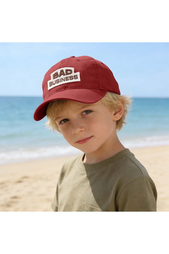 Wide-Brim Sun-Hat Boys Hats Summer Upf 50+ Sun Hat for Toddler Boys for Swim Beach (Red,2-8 Years)