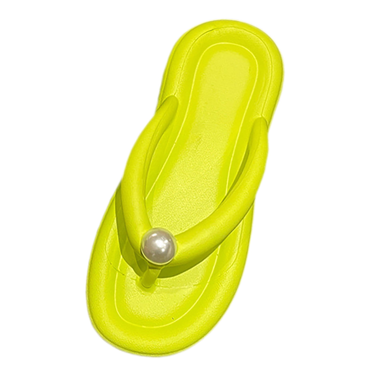Gzea Bedroom Slippers 2023 New Candy Colored Pearl Herringbone Slippers ...