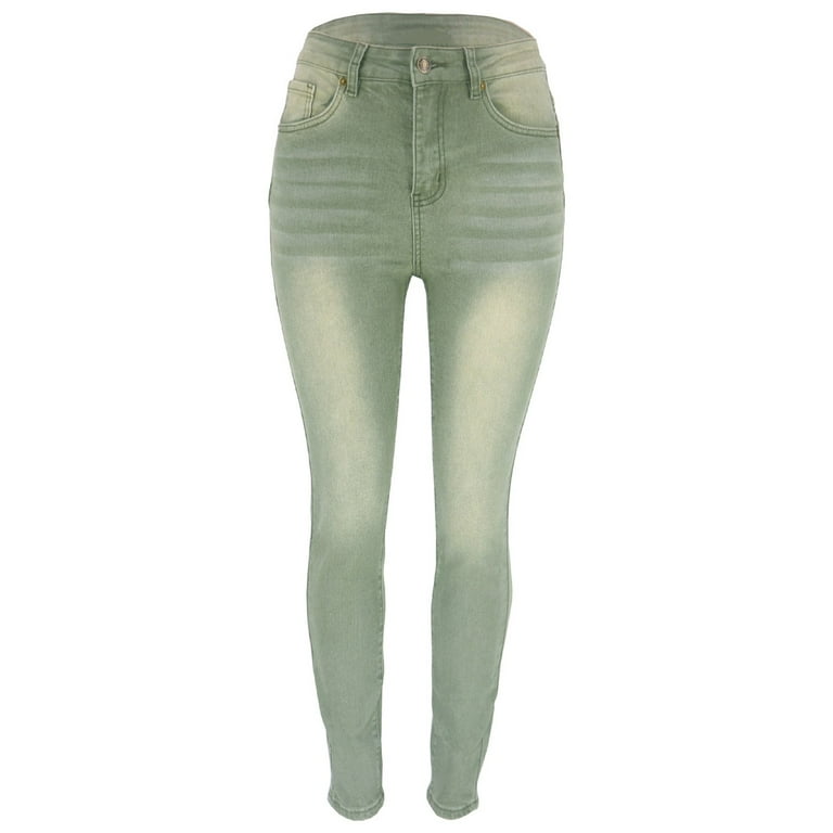 Women's Slim Stretch High Waist Jeans Feet Pants Women's Slim Stretch High Waist Jeans Feet Pants