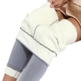 thumbnail image 1 of Gzhioc Women Winter Leggings, Elastic Waist Fleece Lining Slim Fit Long Trousers for Daily,S/M/L/XL, 1 of 3